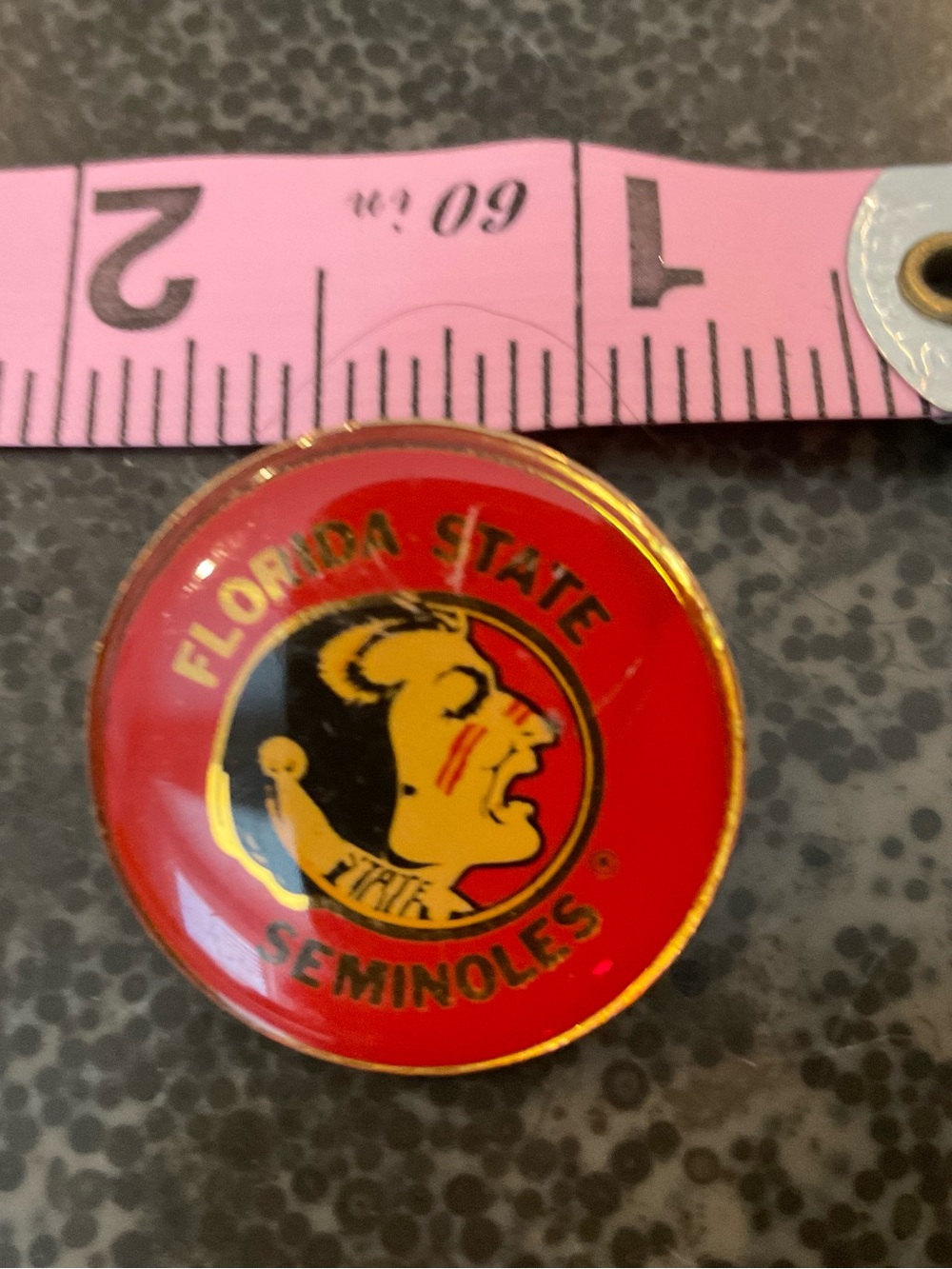 Florida State Seminoles Red and Gold Pin